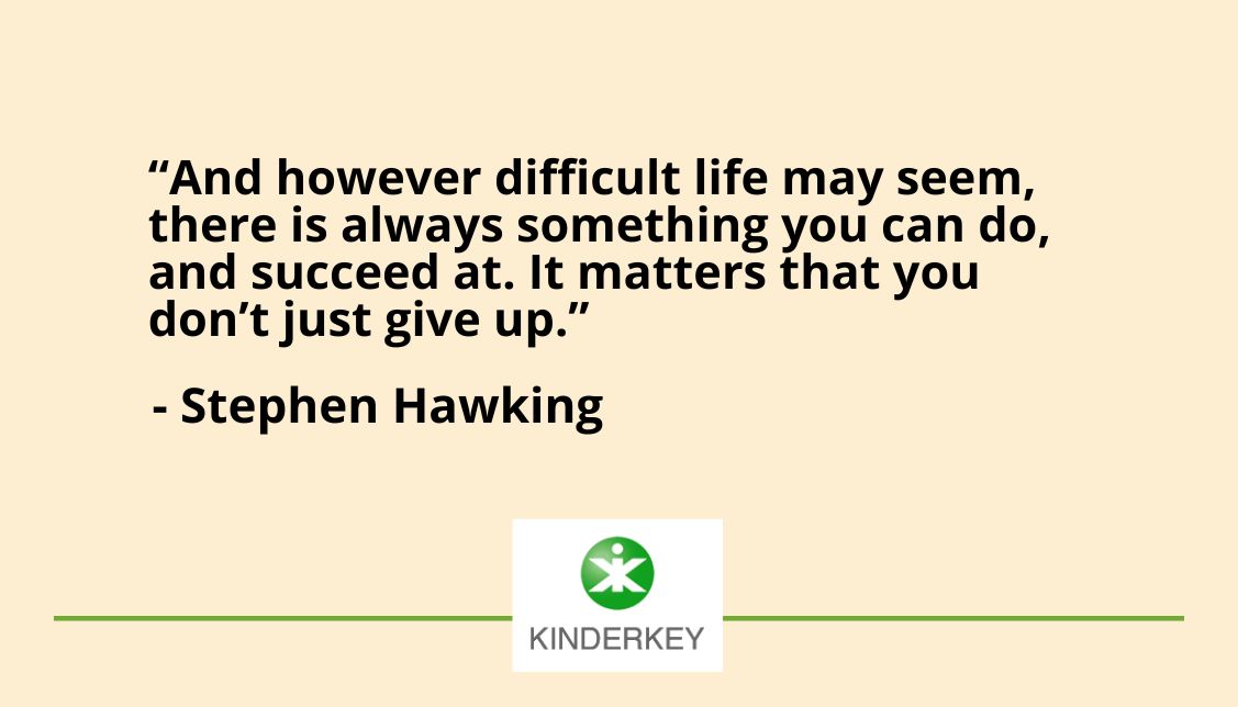 Image of Stephen Hawking quote.